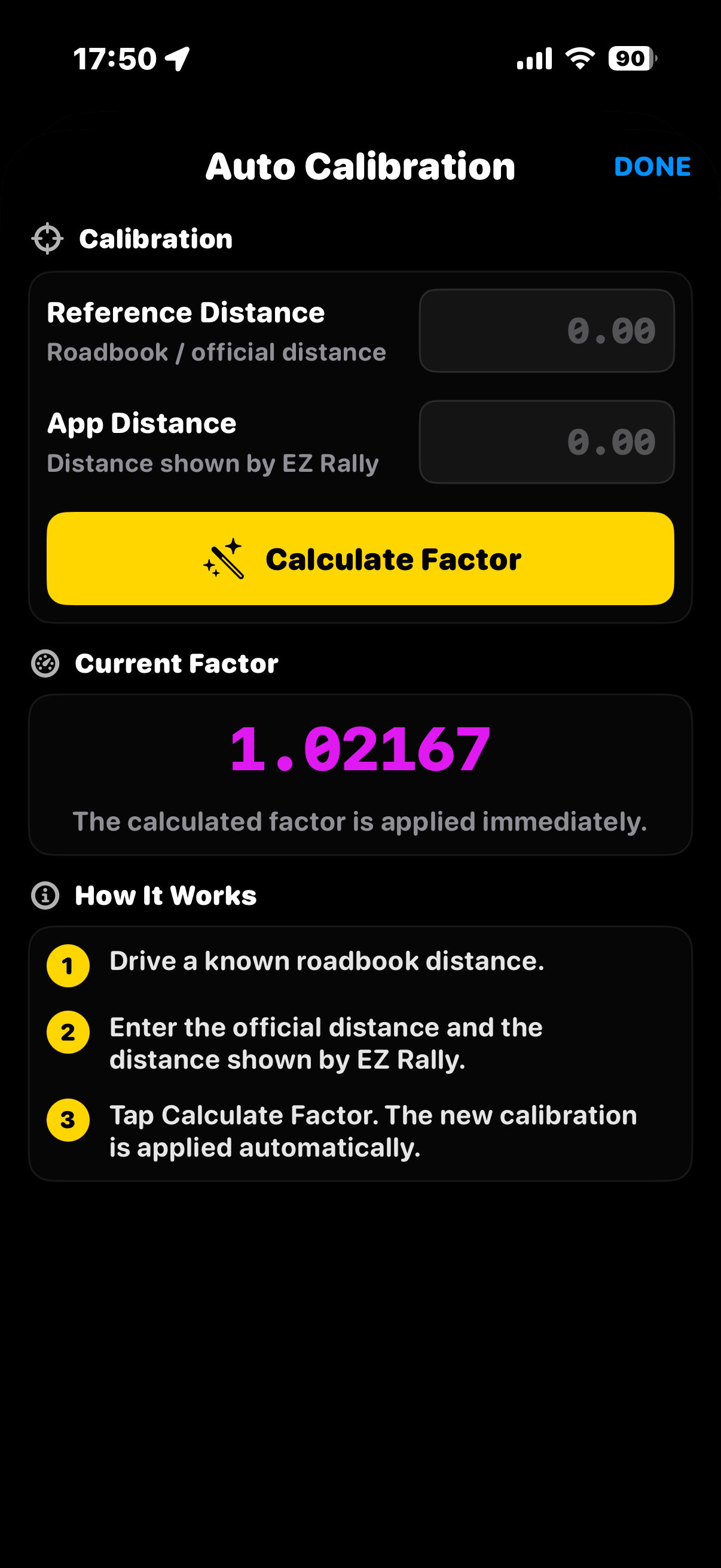 Auto Calibration